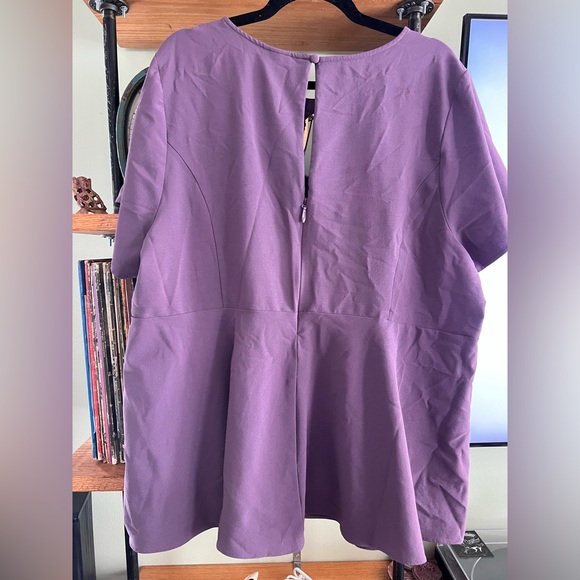 Like New Purple Peplum - Picture 2 of 2